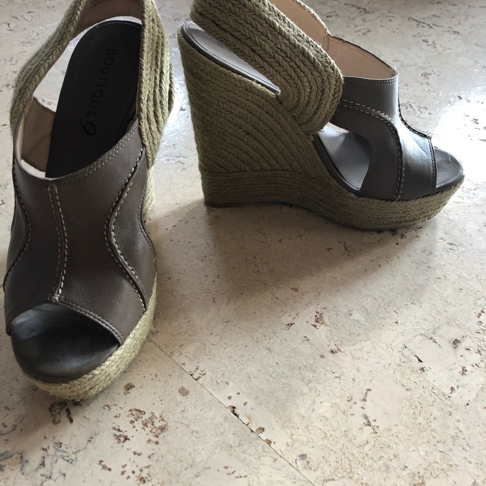 Boutique 9 leather Wedges